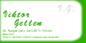 viktor gellen business card